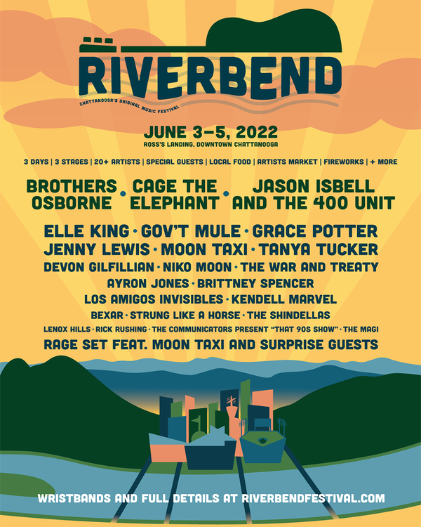 Riverbend Festival To Feature Brothers Osborne, Cage The Elephant, Jason Isbell And The 400 Unit